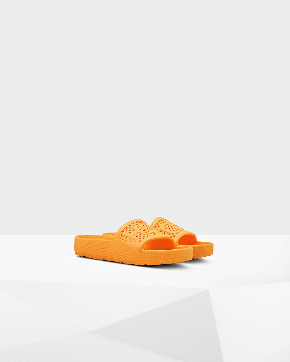 Slippers Dames - Hunter Original Lightweight Moulded - Oranje - 72NQZREYH